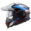 LS2 MX701 EXPLORER CARBON FRONTIER adventure helma černá/modrá